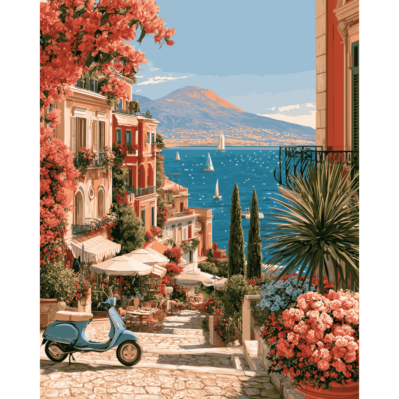 Zomer in Napels - Diamond Painting