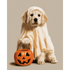 Klein spookpuppy - Diamond Painting