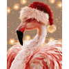 Feestelijke flamingo - Diamond Painting