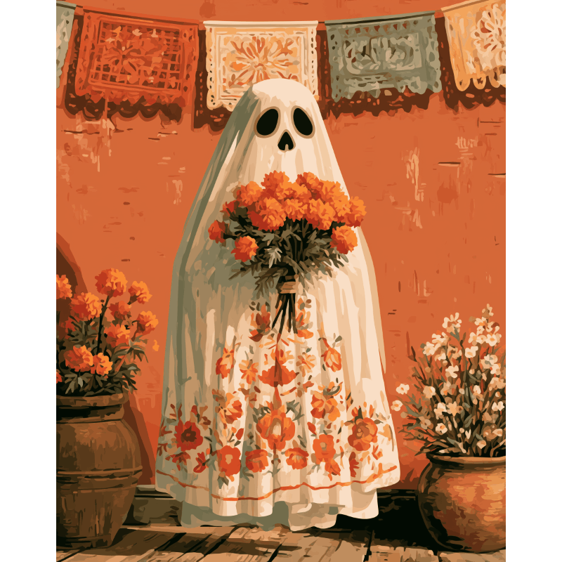 Mexicaanse geest - Diamond Painting