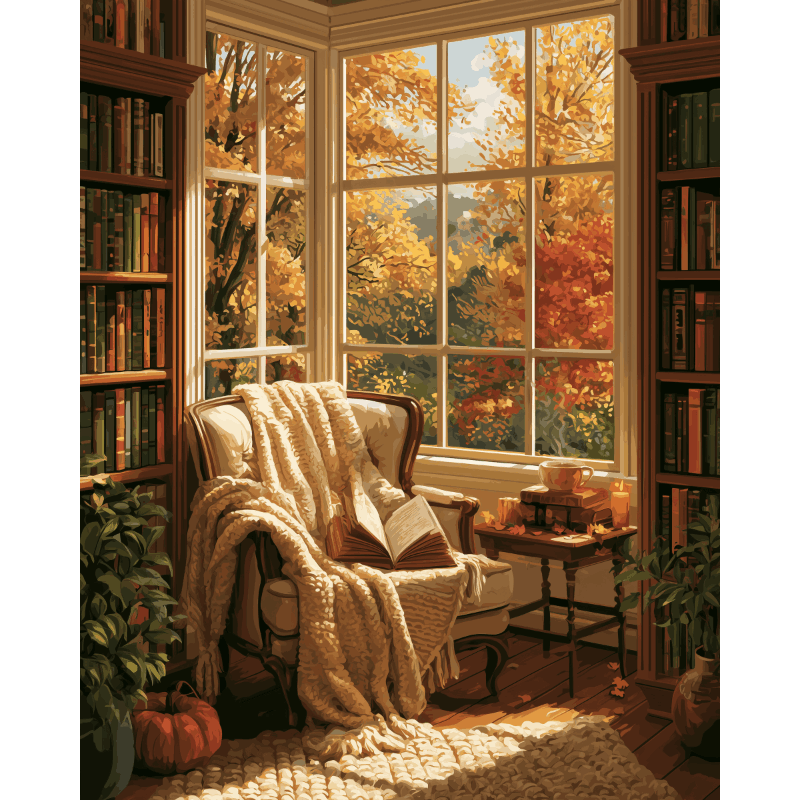 Herfstdagen - Diamond Painting