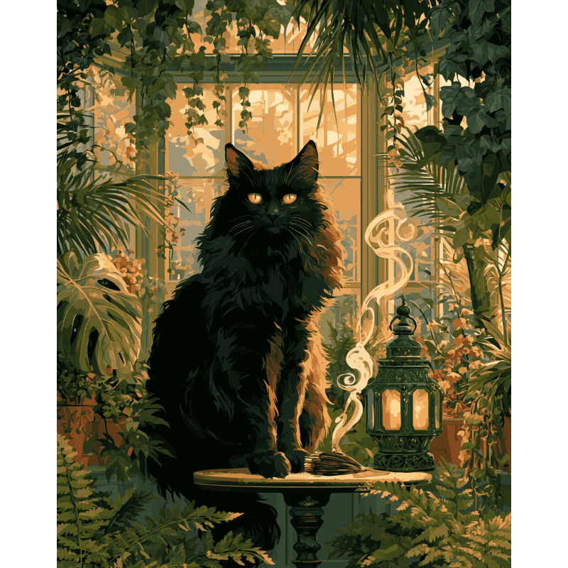 De kasbehoeder - Diamond Painting