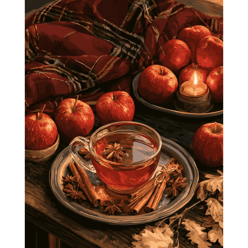 Een smaak van herfst - Diamond Painting
