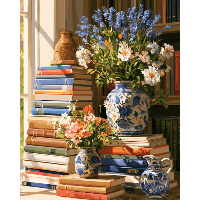 Bloemen & verhalen - Diamond Painting