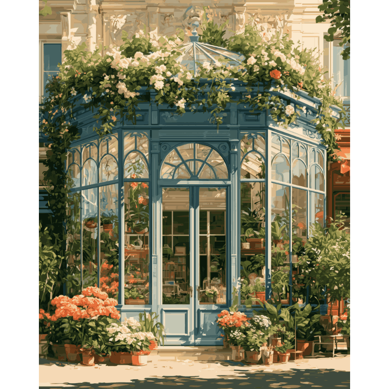 Botanisch toevluchtsoord - Diamond Painting