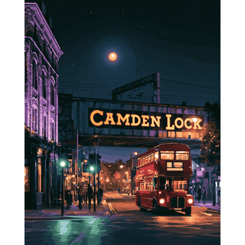 Camden nachten - Diamond Painting