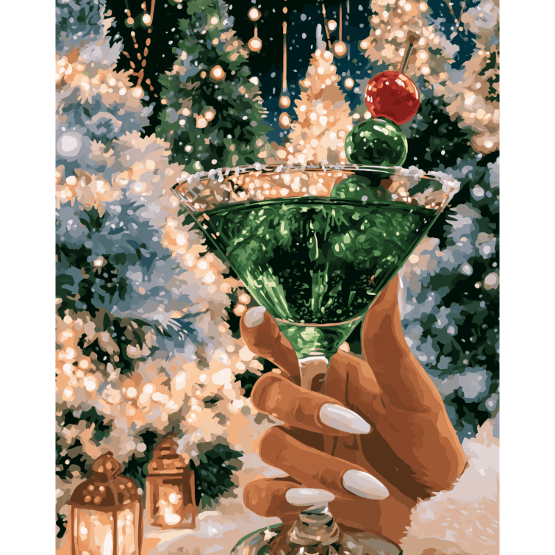 Kerstgloed - Diamond Painting