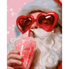 Coole Kerstman - Diamond Painting