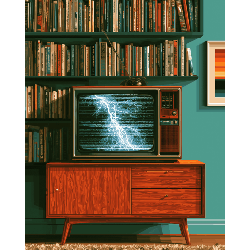 Elektrische nostalgie - Diamond Painting
