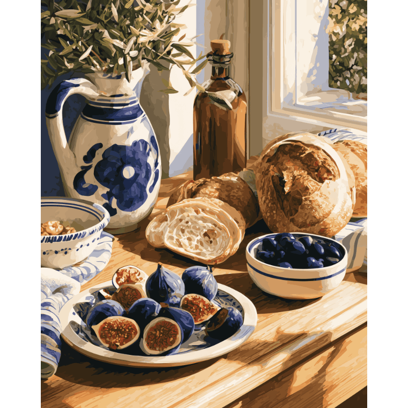 Vijgen en olijven - Diamond Painting