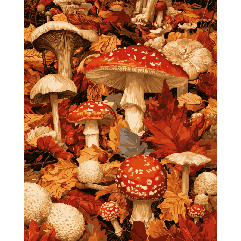 Bostwijnen - Diamond Painting