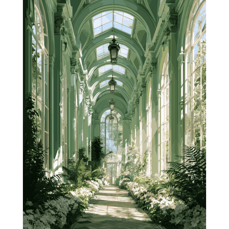 Tuinheiligdom - Diamond Painting
