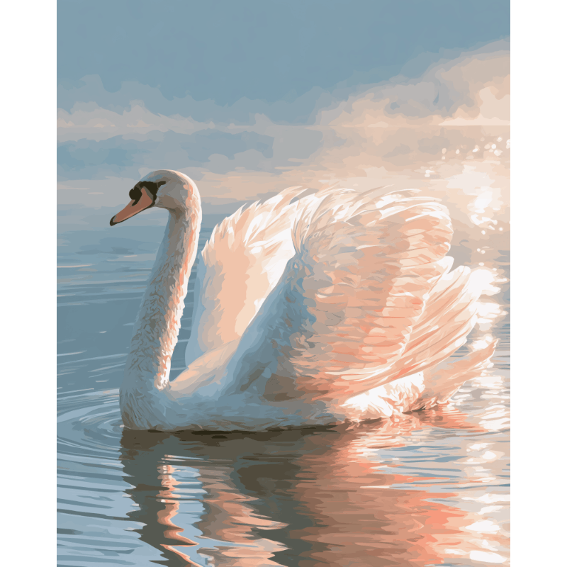 Gracieuze wateren - Diamond Painting