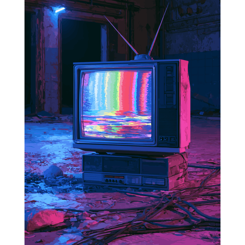 Neon nostalgie - Diamond Painting