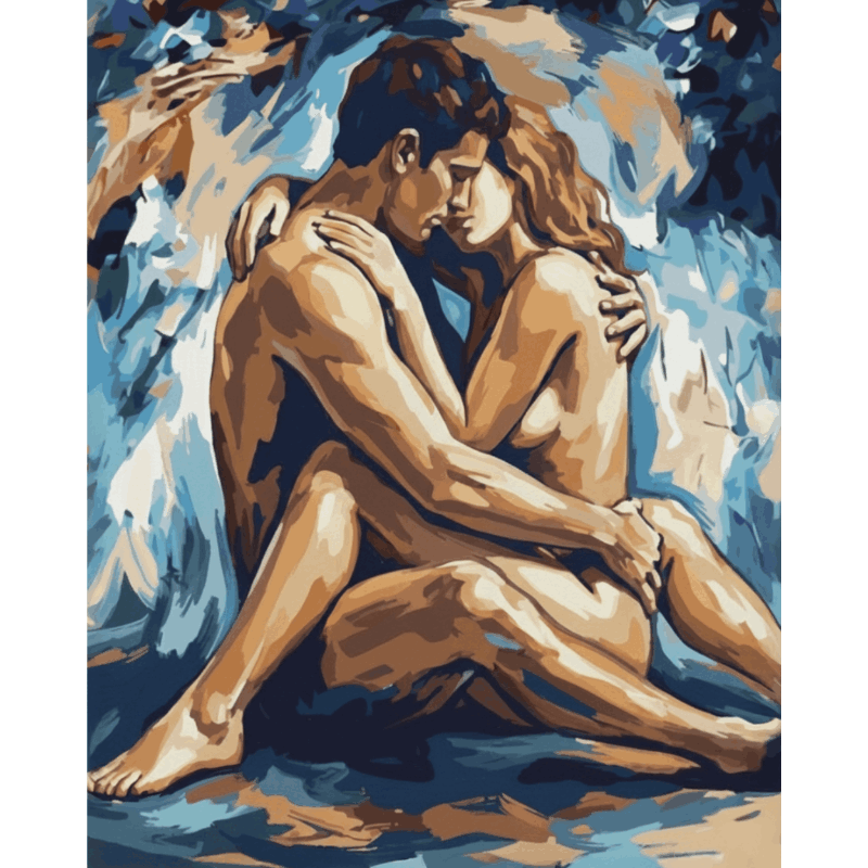 Sensuele geliefden - Diamond Painting