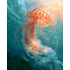 Oceaan gloed - Diamond Painting