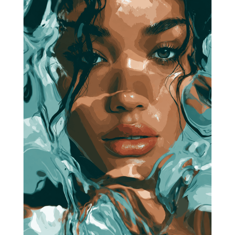 Oceaan muze - Diamond Painting