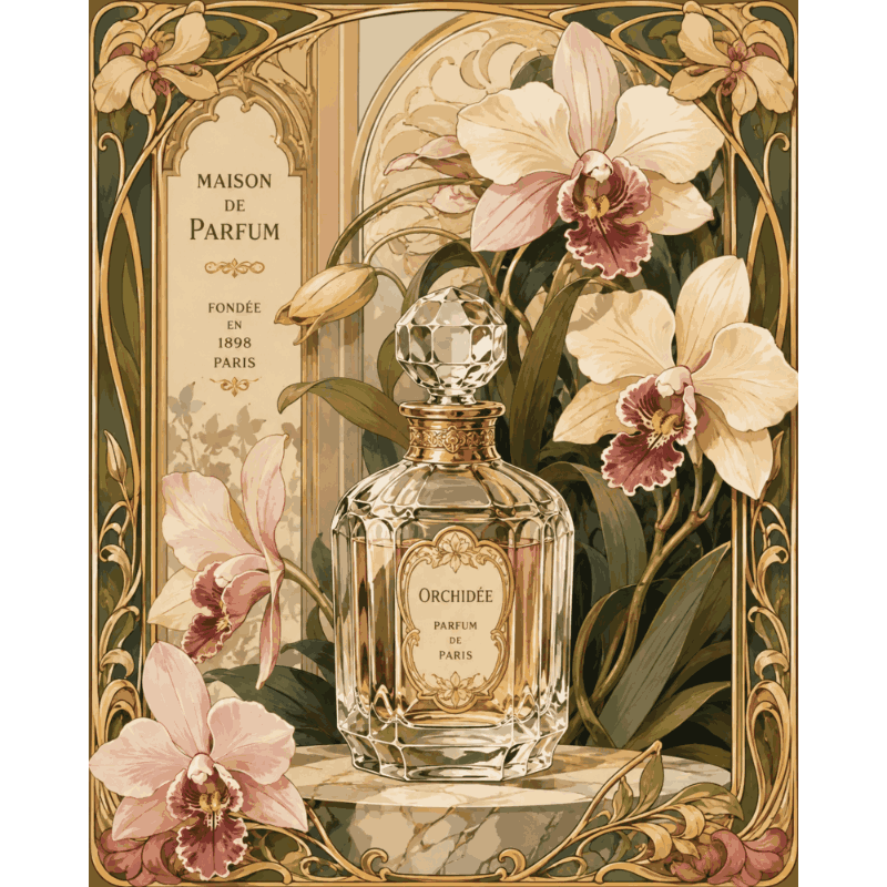 Orchidee luxe - Diamond Painting