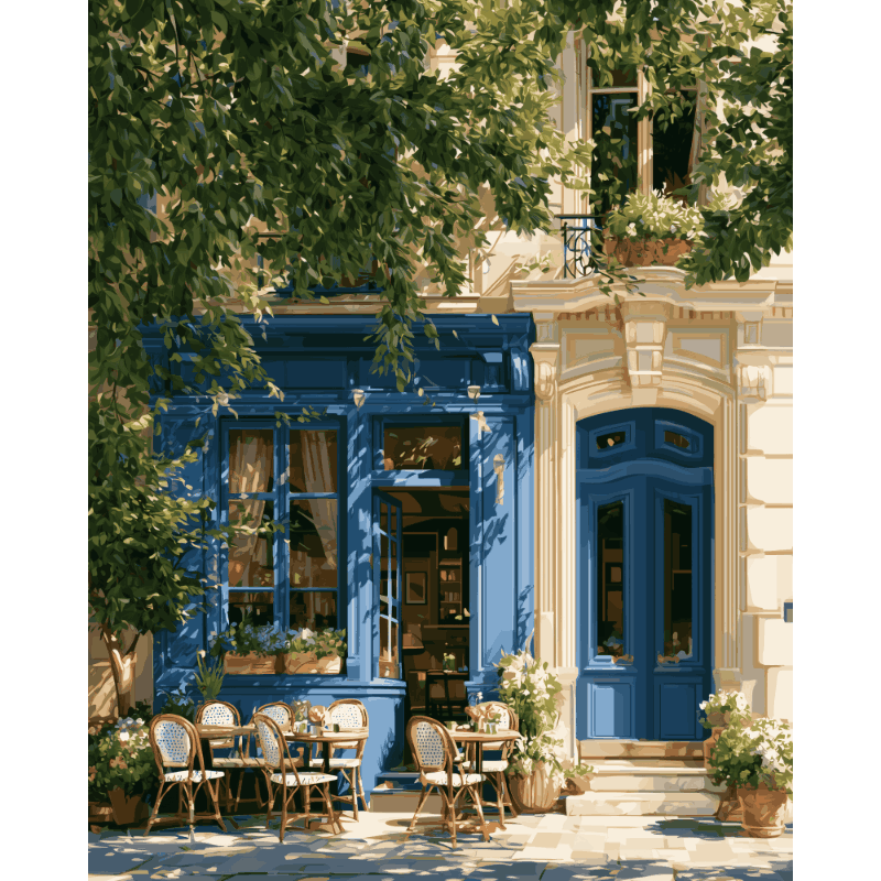 Parisian Café - Diamond Painting