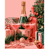 Rosé Christmas - Diamond Painting