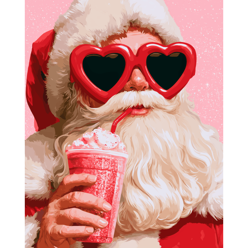 Kerstman stijl - Diamond Painting