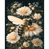 Bij op madeliefje - Diamond Painting