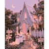 Spookachtig victoriaans huis - Diamond Painting