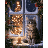 Kerstmis kitten - Diamond Painting