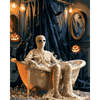 Mummies spookachtig bad - Diamond Painting