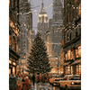 NYC kerstverlichting - Diamond Painting