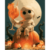 Mummies slaapmuts - Diamond Painting