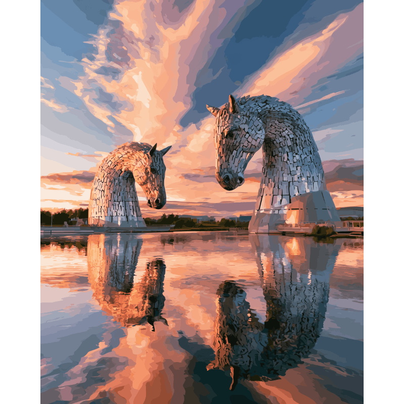 De Kelpies - Diamond Painting
