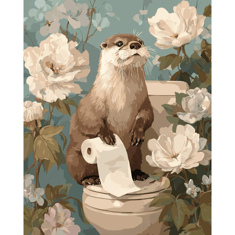 Otter de helper - Diamond Painting