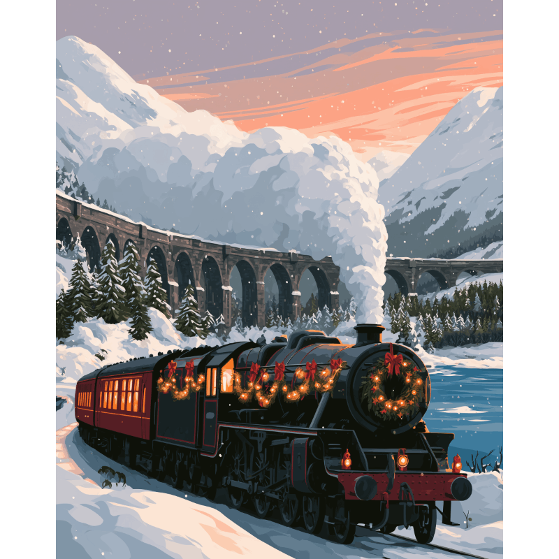 Kerstexpress - Diamond Painting