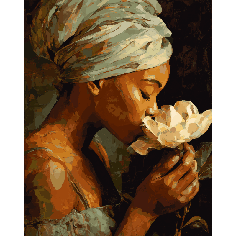 Stille bloei - Diamond Painting
