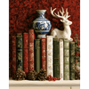 Kerstbibliotheek hoekje - Diamond Painting