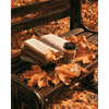 Een bank in de herfst - Diamond Painting