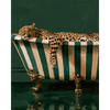 Luipaards luie bad - Diamond Painting