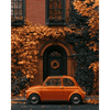 Herfst straathoek - Diamond Painting