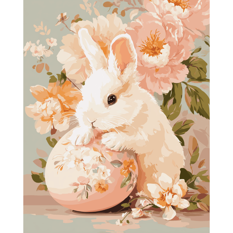 Bloemenhaas - Diamond Painting