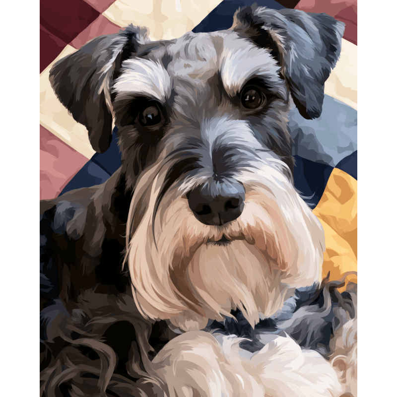 Klassieke schnauzer - Diamond Painting