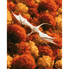 Draak boven de herfst - Diamond Painting
