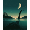 Loch Ness monster - Diamond Painting