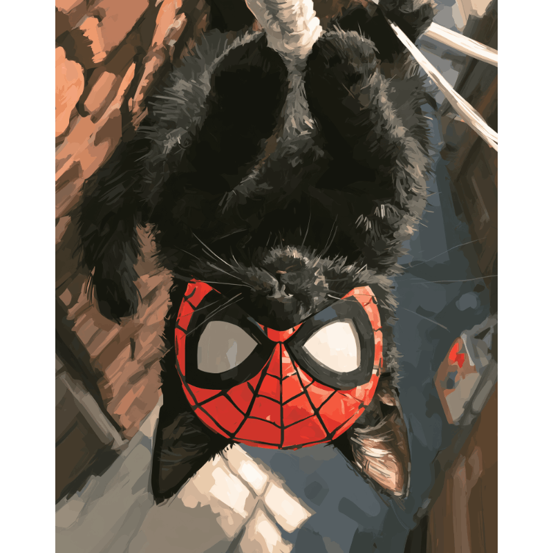 Spiderkat - Diamond Painting