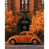 Vintage kever herfst - Diamond Painting