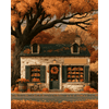 Herfst bakkerij cottage - Diamond Painting