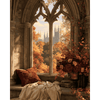 Herfst leesraam - Diamond Painting