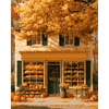 Cottage bakkerij gevel - Diamond Painting