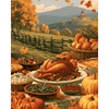 Boerderij Thanksgiving - Diamond Painting