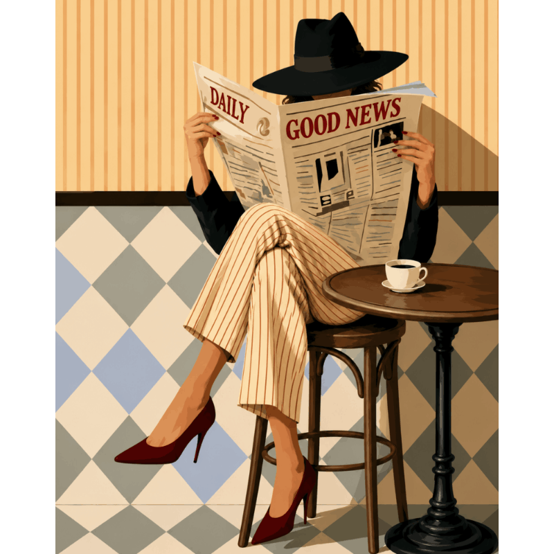 Goed nieuws lezer - Diamond Painting